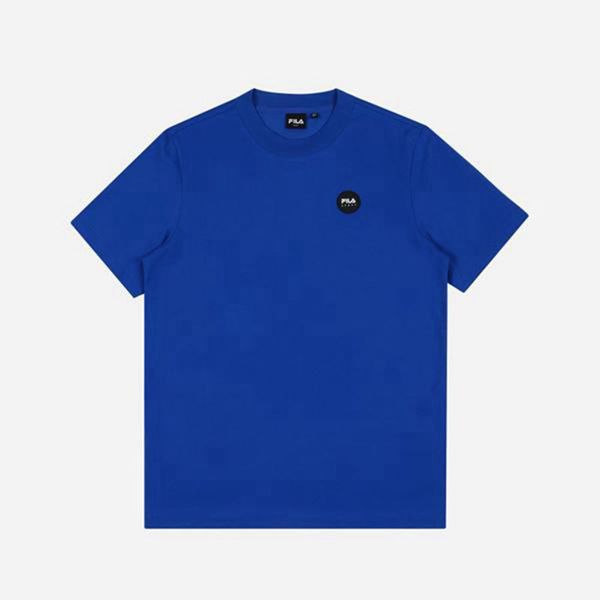 Fila S/S Women's T-Shirts - Blue,NZ 271-40865